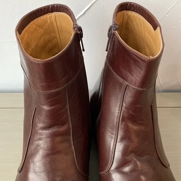 Nordstrom Mens Italian Made Soft Supple Leather Regalo Boots side Zip Size 11 - Picture 4 of 16